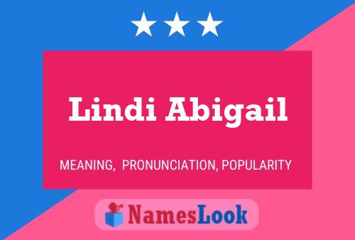 Lindi Abigail Namensposter