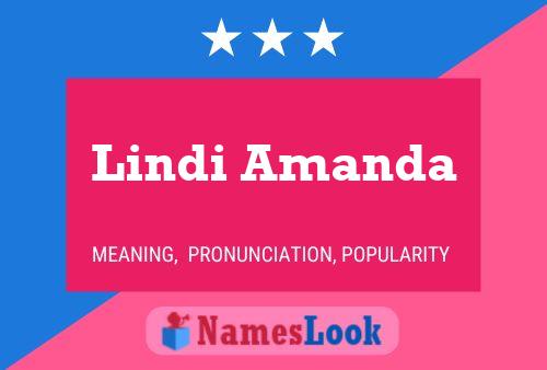 Lindi Amanda Namensposter