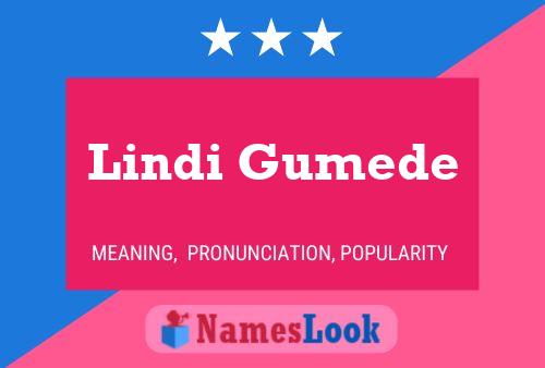 Lindi Gumede Namensposter