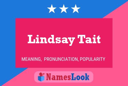 Lindsay Tait Namensposter