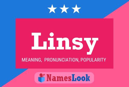 Linsy Namensposter