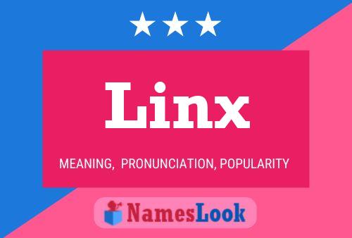 Linx Namensposter