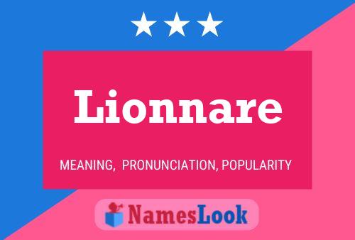 Lionnare Namensposter