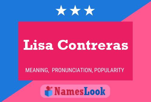 Lisa Contreras Namensposter