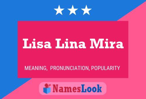 Lisa Lina Mira Namensposter