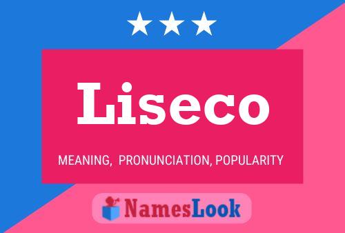 Liseco Namensposter