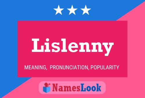 Lislenny Namensposter