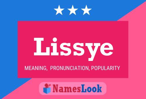 Lissye Namensposter