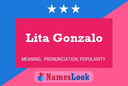 Lita Gonzalo Namensposter