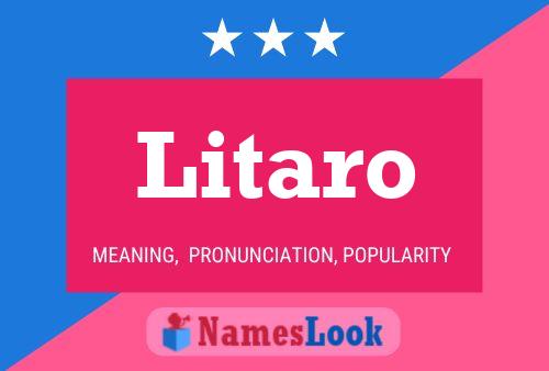 Litaro Namensposter