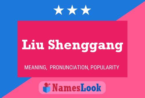 Liu Shenggang Namensposter