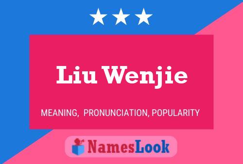 Liu Wenjie Namensposter