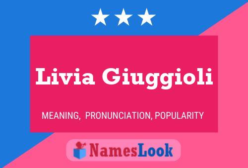 Livia Giuggioli Namensposter