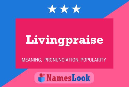 Livingpraise Namensposter