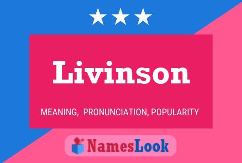 Livinson Namensposter