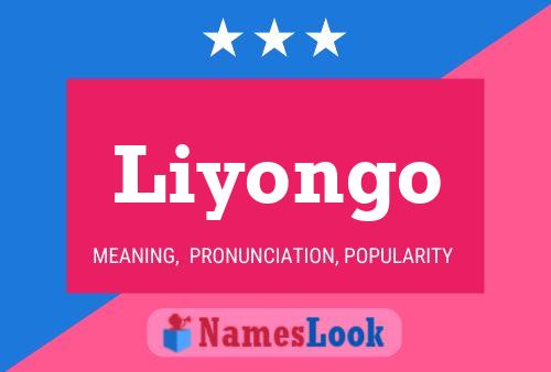 Liyongo Namensposter