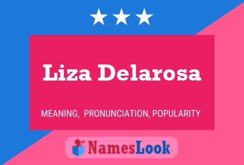 Liza Delarosa Namensposter