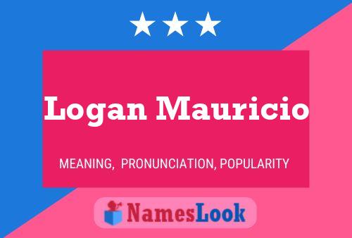 Logan Mauricio Namensposter