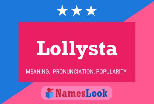 Lollysta Namensposter