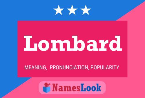 Lombard Namensposter