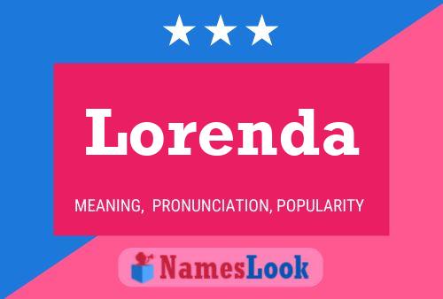 Lorenda Namensposter