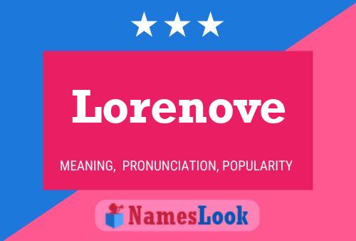 Lorenove Namensposter