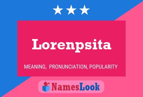 Lorenpsita Namensposter