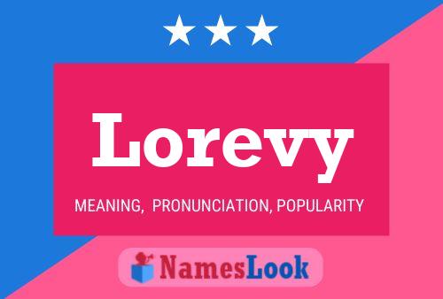 Lorevy Namensposter