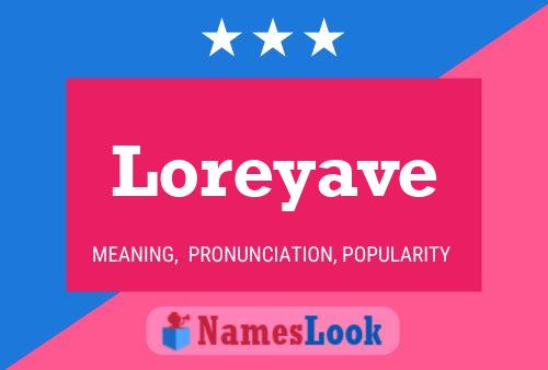 Loreyave Namensposter