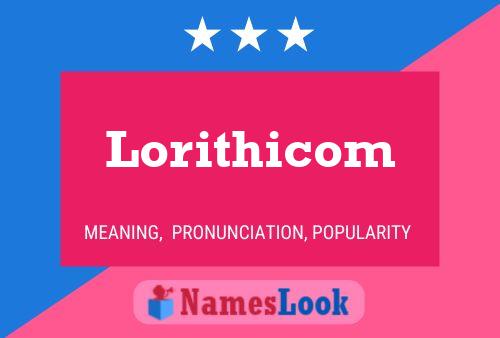 Lorithicom Namensposter