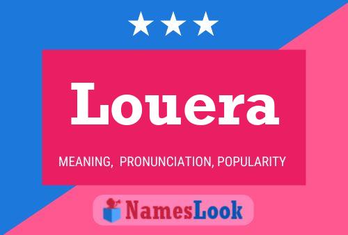 Louera Namensposter