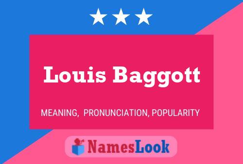 Louis Baggott Namensposter