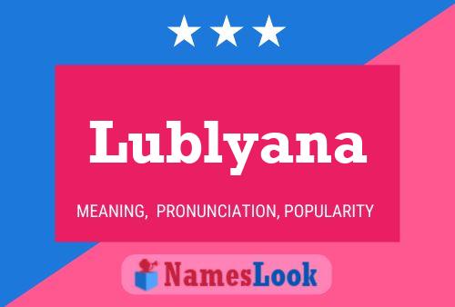 Lublyana Namensposter