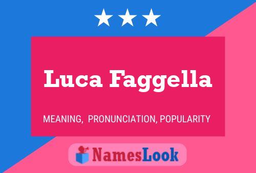 Luca Faggella Namensposter