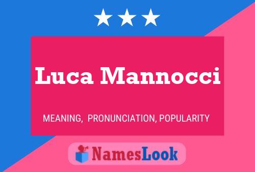 Luca Mannocci Namensposter