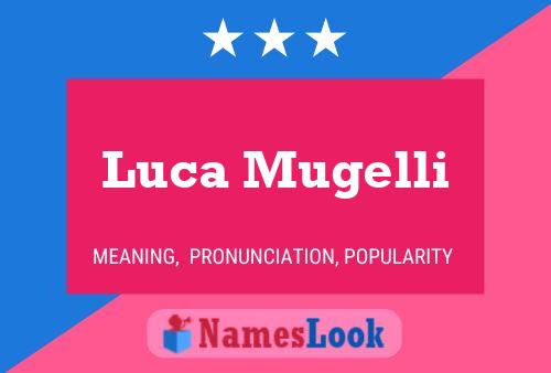 Luca Mugelli Namensposter