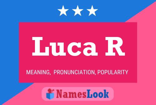 Luca R Namensposter