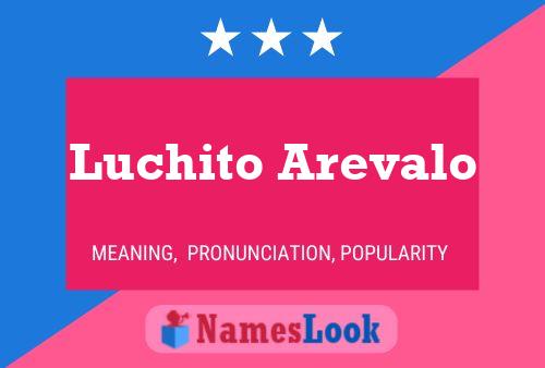 Luchito Arevalo Namensposter