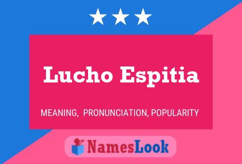 Lucho Espitia Namensposter