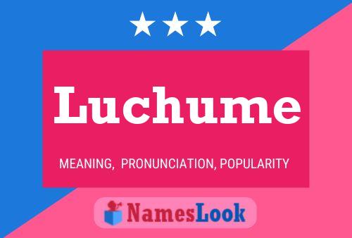 Luchume Namensposter