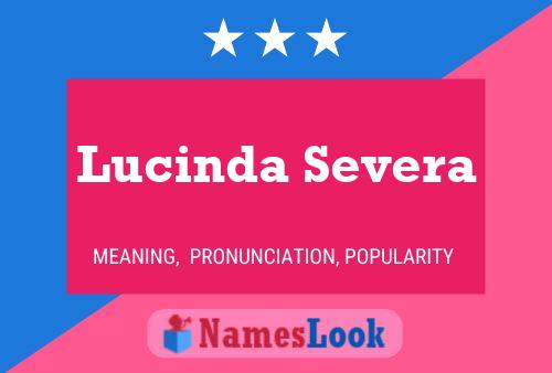 Lucinda Severa Namensposter