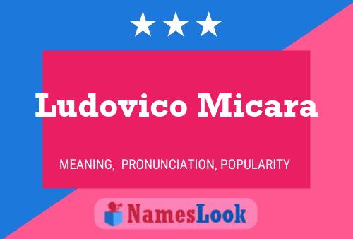 Ludovico Micara Namensposter