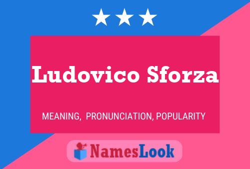 Ludovico Sforza Namensposter