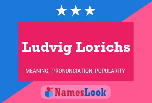 Ludvig Lorichs Namensposter