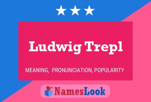 Ludwig Trepl Namensposter