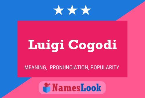 Luigi Cogodi Namensposter