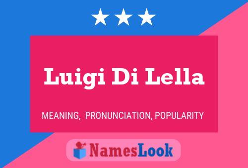 Luigi Di Lella Namensposter