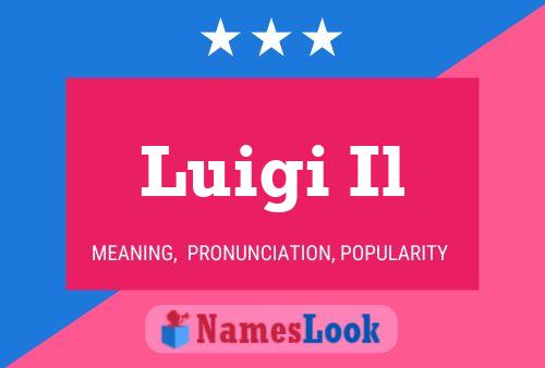 Luigi Il Namensposter