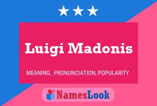 Luigi Madonis Namensposter