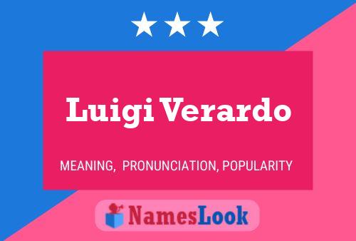 Luigi Verardo Namensposter